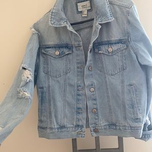 Light teased denim forever 21 jacket